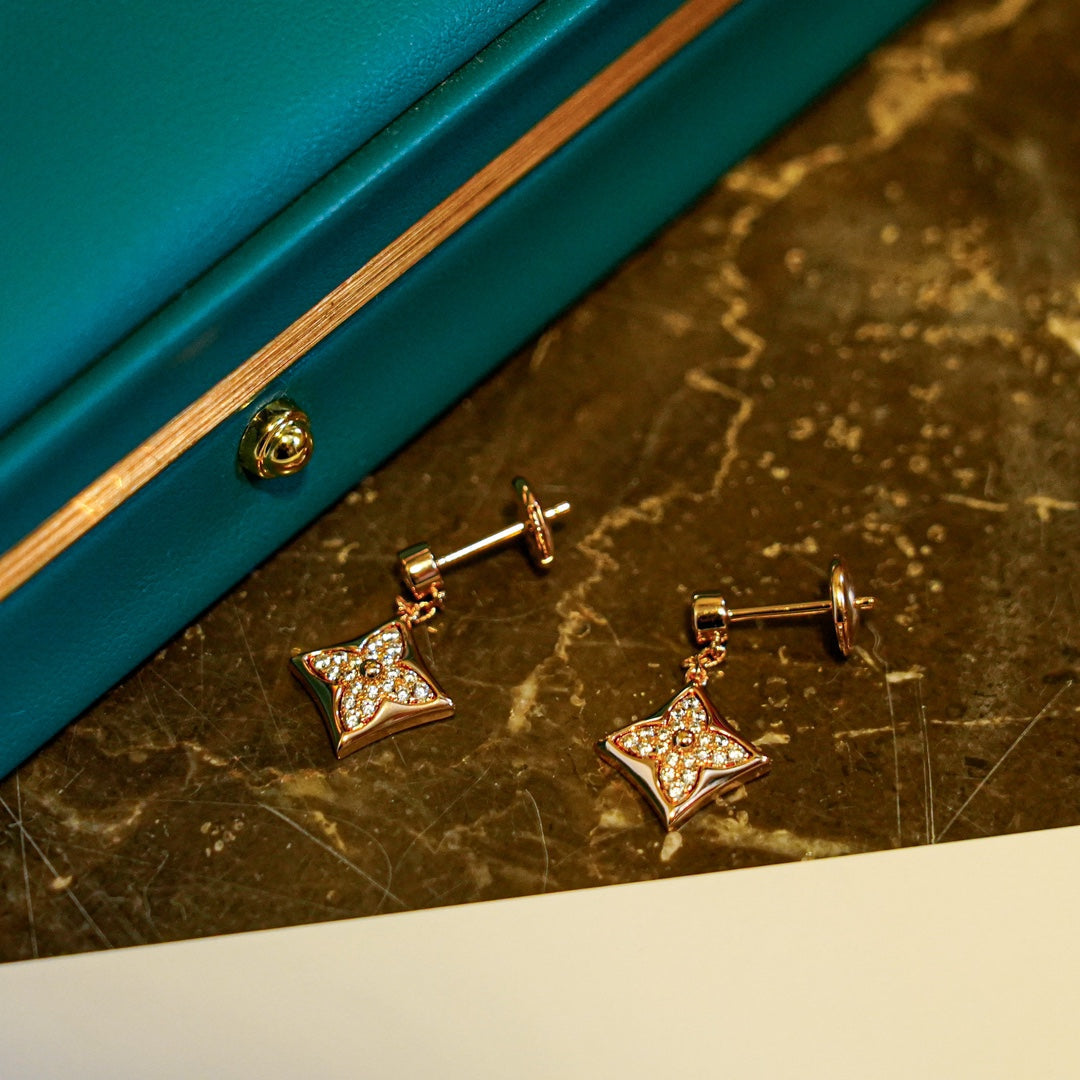 [Stellar Jewelry]STAR DIAMONDS EARRINGS GOLD