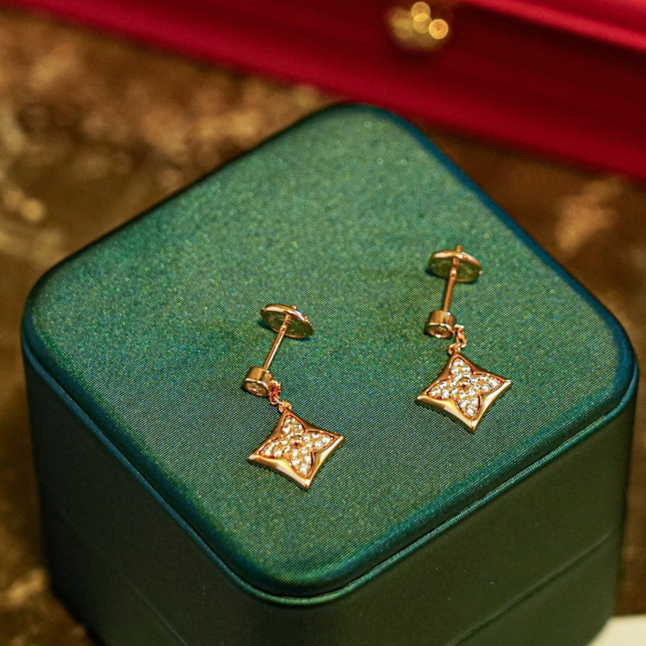 [Stellar Jewelry]STAR DIAMONDS EARRINGS GOLD