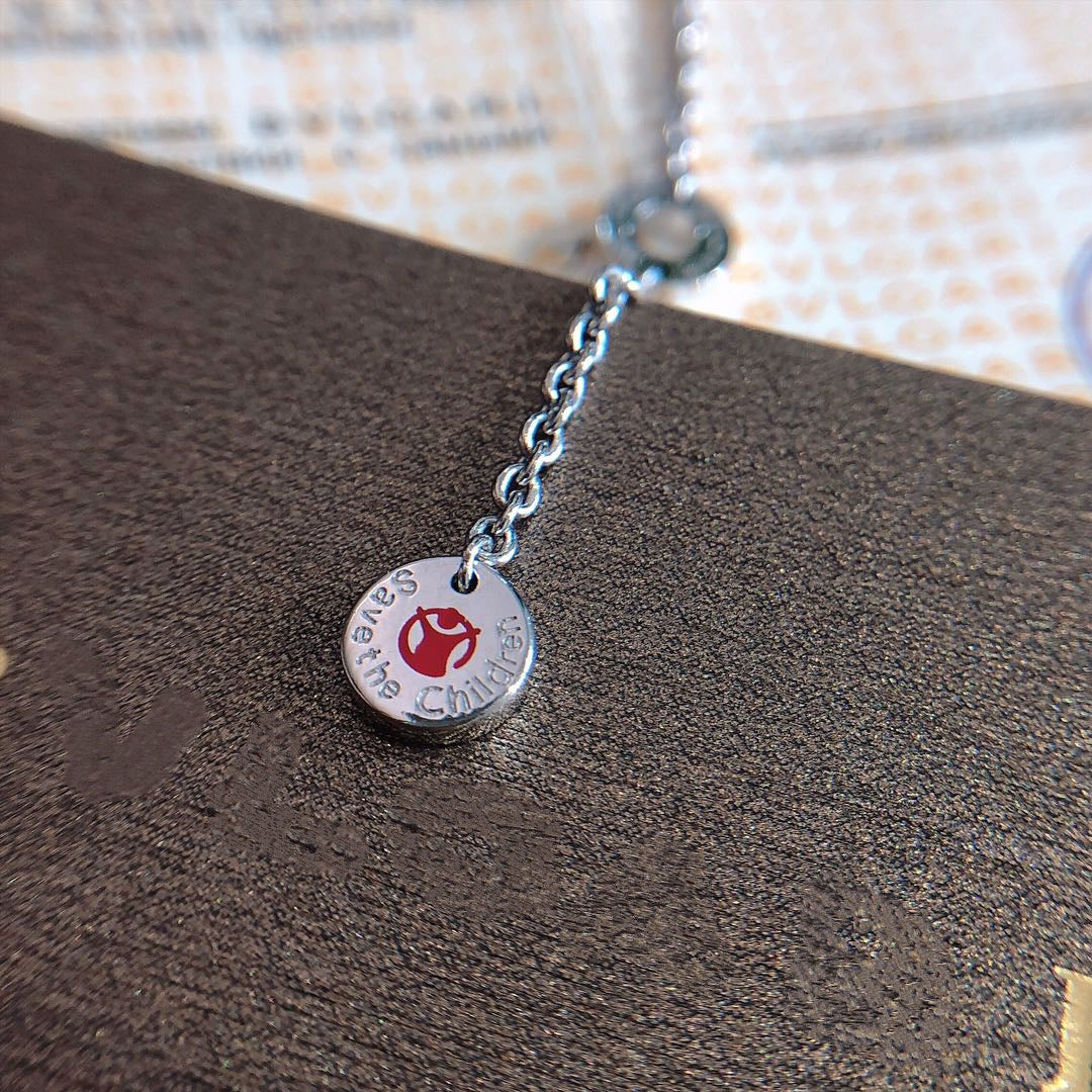 [Stellar Jewelry]ZERO 1 BLACK CERAMIC SILVER NECKLACE