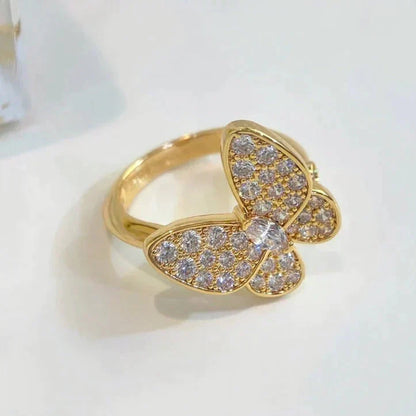 [Stellar Jewelry]BUTTERFLY DIAMOND RING