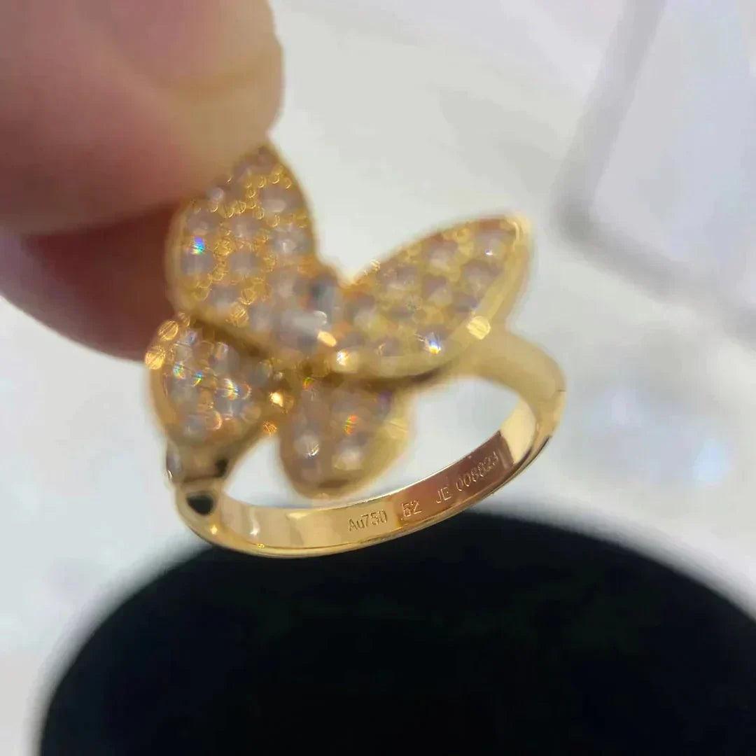 [Stellar Jewelry]BUTTERFLY DIAMOND RING