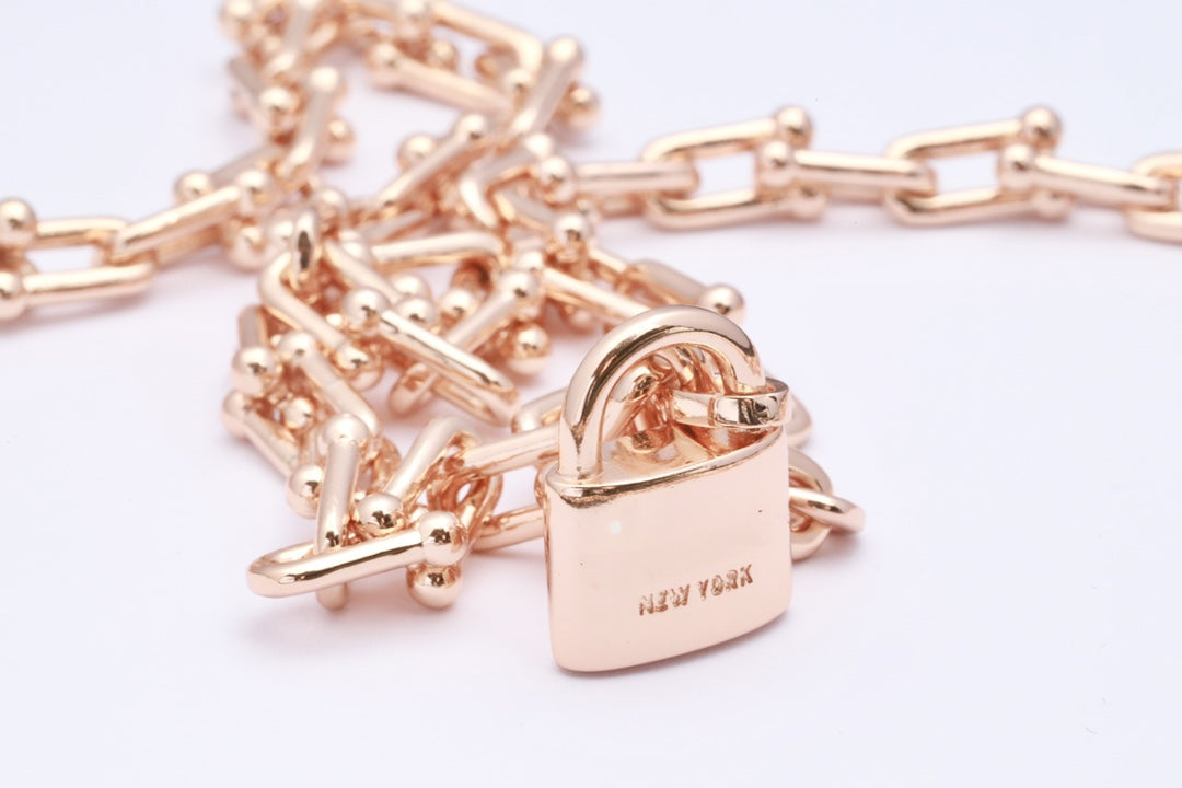 [Stellar jewels]HARDWEAR PINK GOLD WRAP NECKLACE