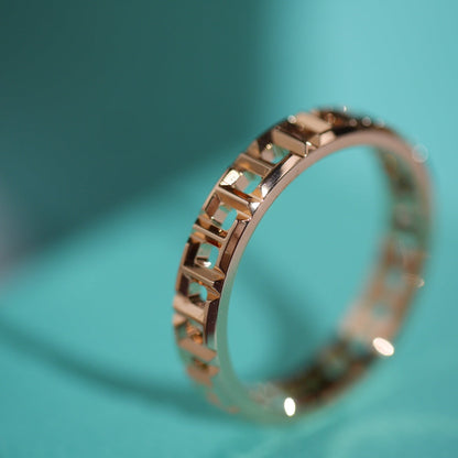 [Stellar jewels]T TRUE 3.5MM PINK GOLD RING