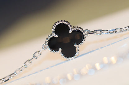 [Stellar Jewelry]CLOVER 20 MOTIFS ONYX DIAMOND SILVER