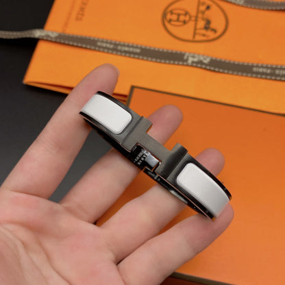 [Stellar Jewelry]H BRACELET 12MM BLACK WHITE CERAMIC