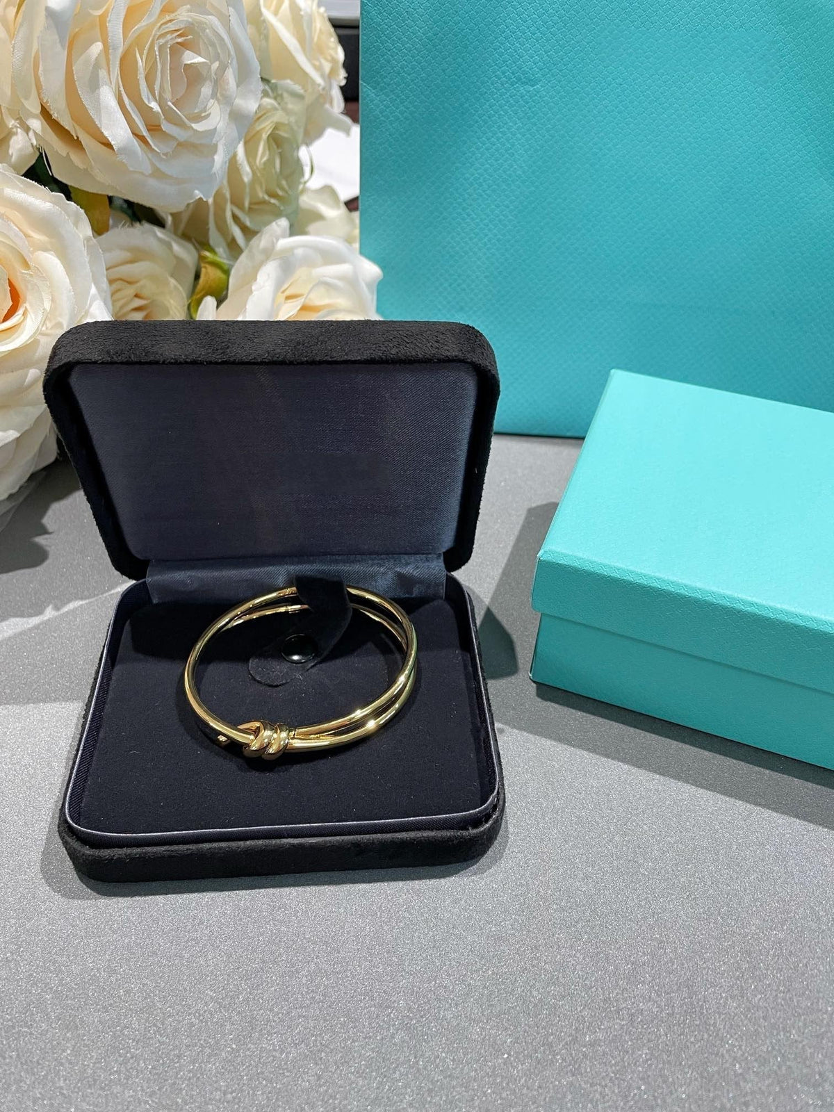 [Stellar jewels]KNOT DOUBLE ROW GOLD BRACELET