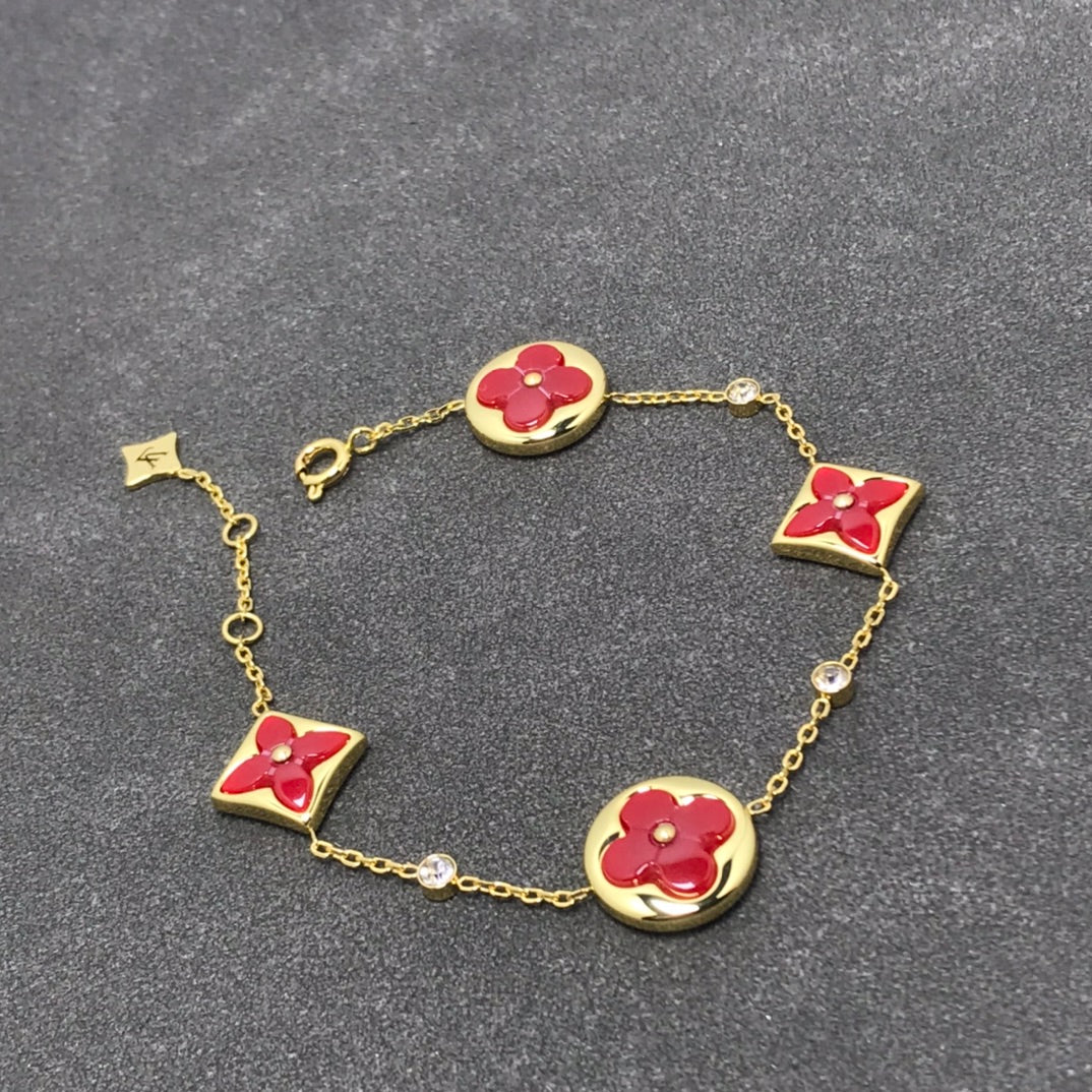 [Stellar Jewelry]STAR AND SUN CARNELIAN 4 MOTIFS 3 DIAMONDS