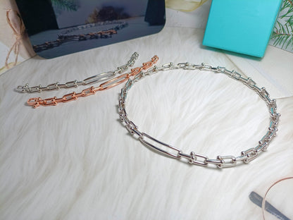 [Stellar jewels]HARDWEAR LONG CHAIN BRACELET