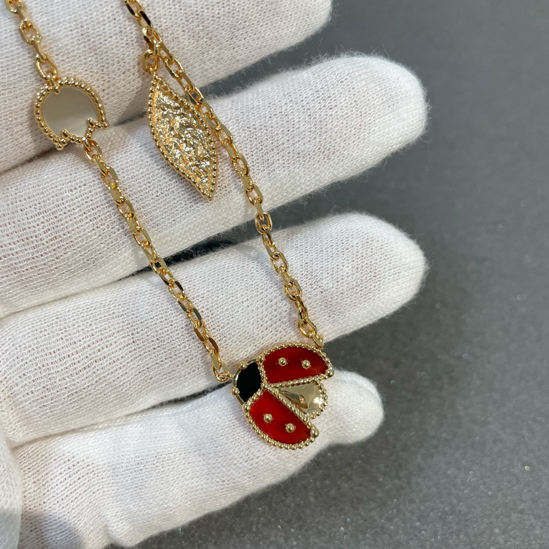 [Stellar Jewelry]LUCKY SPRING 15 MOTIFS GOLD NECKLACE