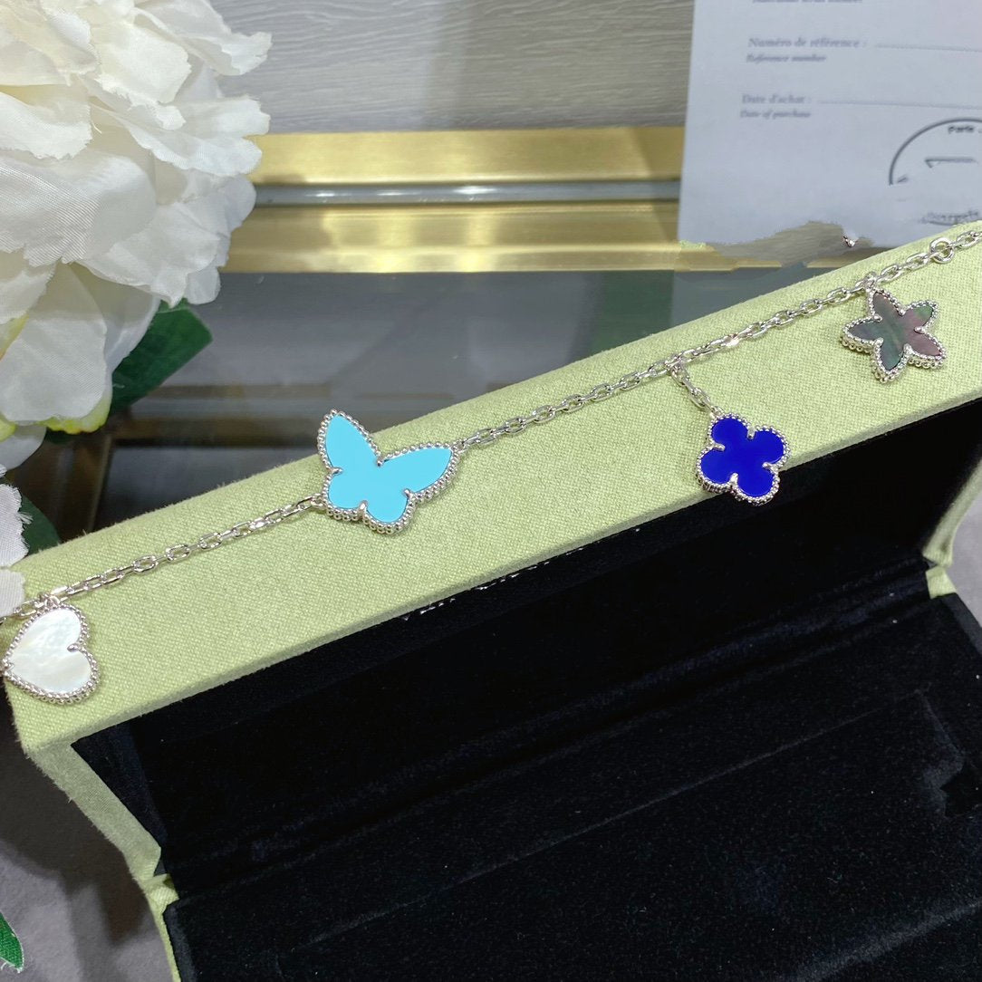 [Stellar Jewelry]LUCKY SPRING SILVER BRACELET 4 MOTIF