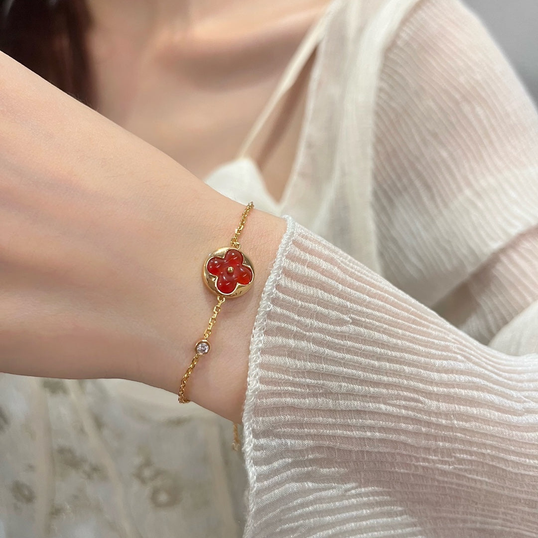 [Stellar Jewelry]SUN PEDANT CARNELIAN BRACELET