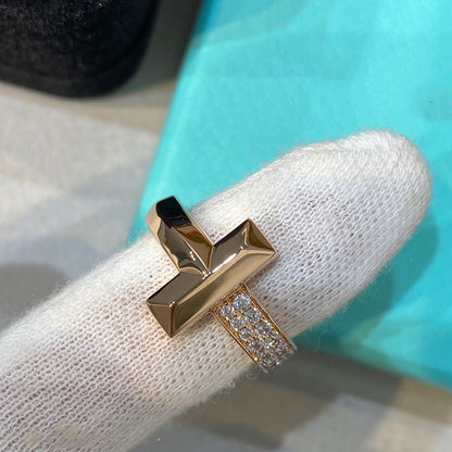 [Stellar jewels]T WIRE MEDIUM DIAMOND RING