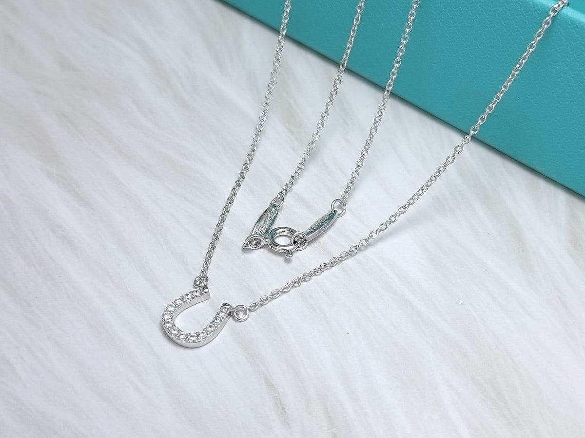 [Stellar jewels]U PEDANT DIAMOND NECKLACE