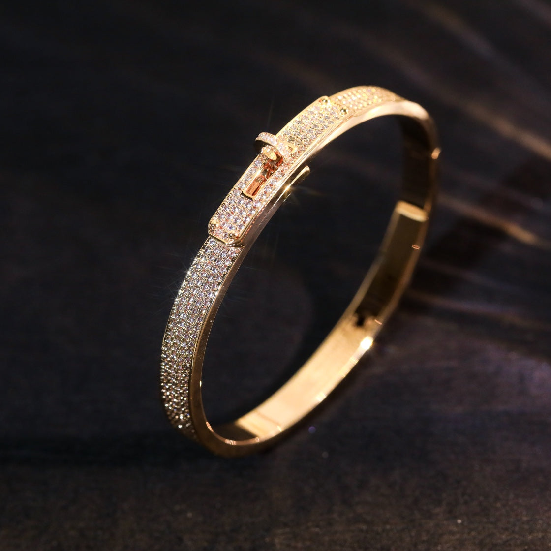 [Stellar Jewelry]KELLY BRACELET DIAMOND PAVED