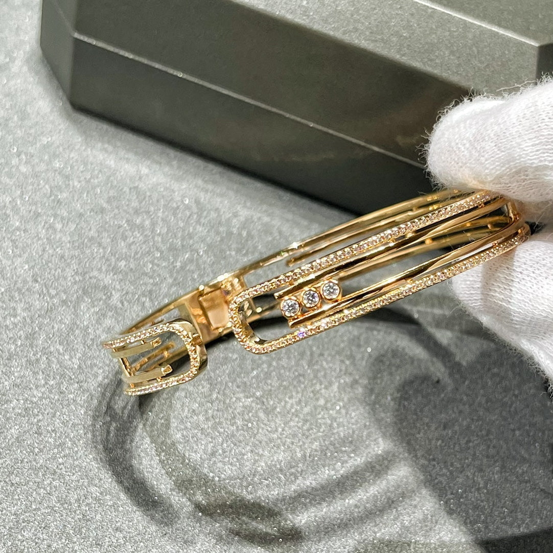 [Stellar Jewelry]MOVE 10TH PAVED DIAMOND BRACELET