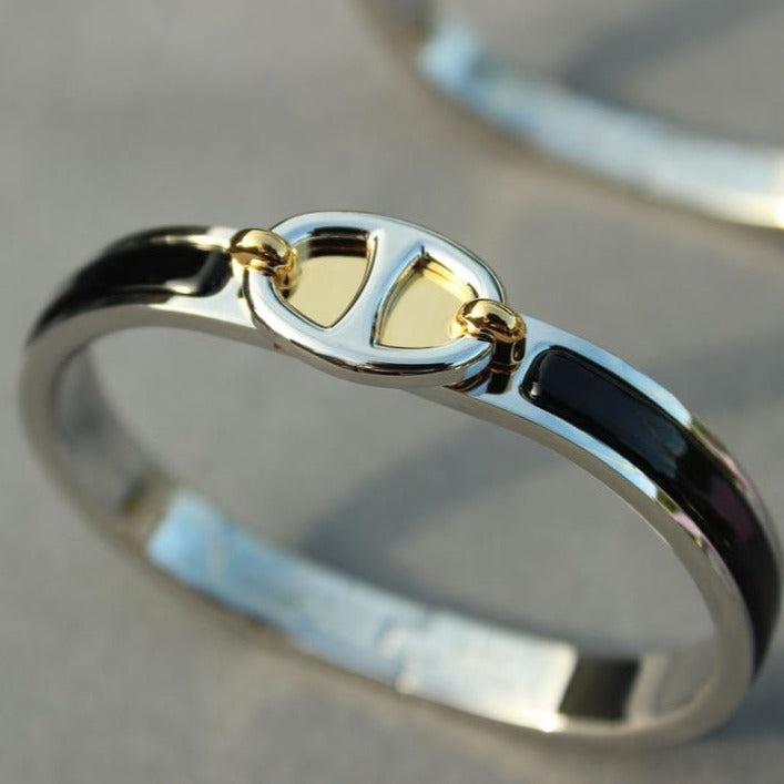 [Stellar Jewelry]CLIC CHAINE SILVER BRACELET