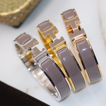 [Stellar Jewelry]H BRACELET 12MM BROWN