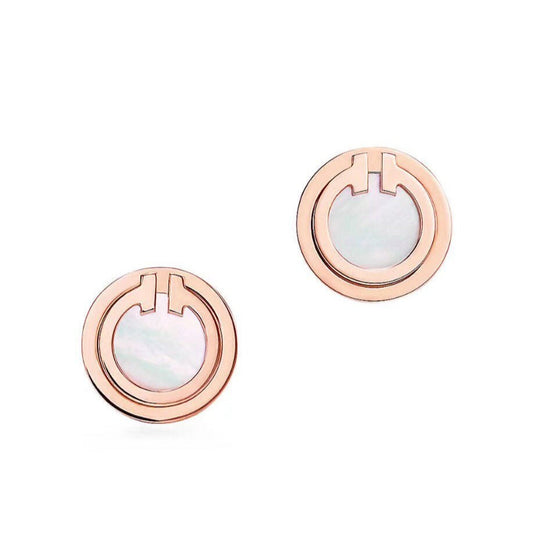 [Stellar jewels]PEARL CIRCLE EARRINGS MOTHER