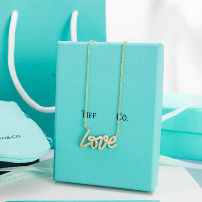 [Stellar jewels]PALOMA S GRAFFITI LOVE NECKLACE DIAMOND