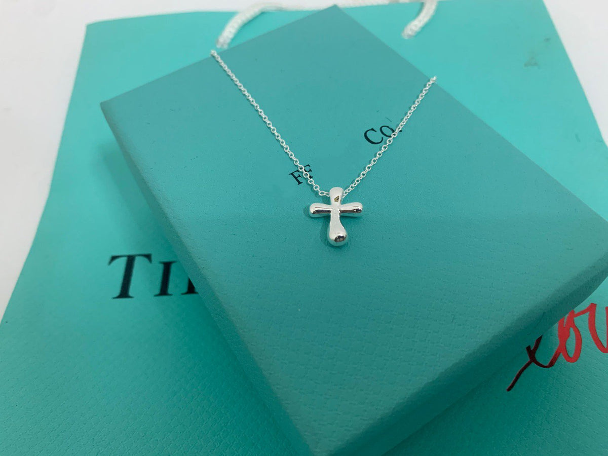 [Stellar jewels]CROSS PENDANT MINI BARE CROSS NECKLACE