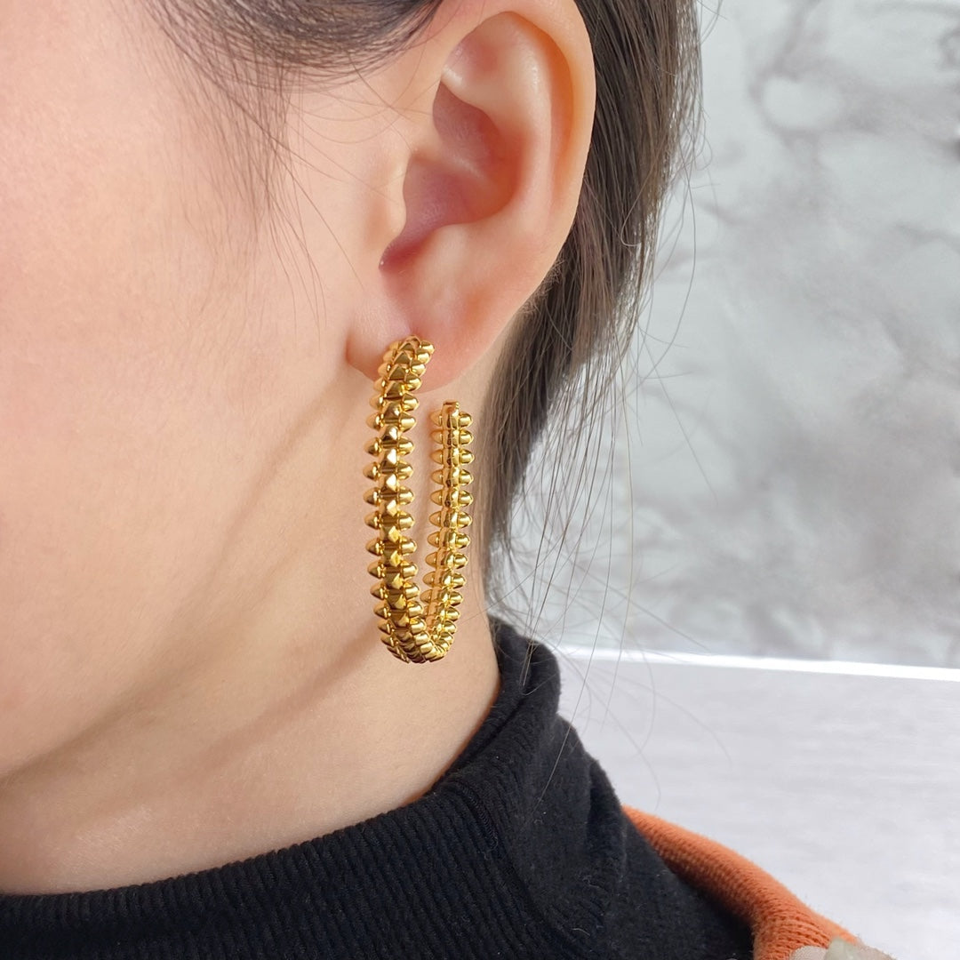 [Stellar Jewelry]CLASH HOOP EARRINGS