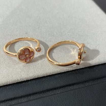 [Stellar Jewelry]SUN 1 DIAMOND PINK MOP RING