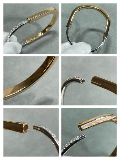 [Stellar jewels]LOCK BRACELET DIAMOND
