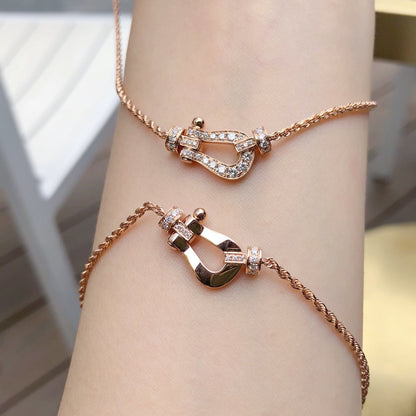 [Stellar Jewelry]FORCE 10 PINK GOLD DIAMOND NECKLACE