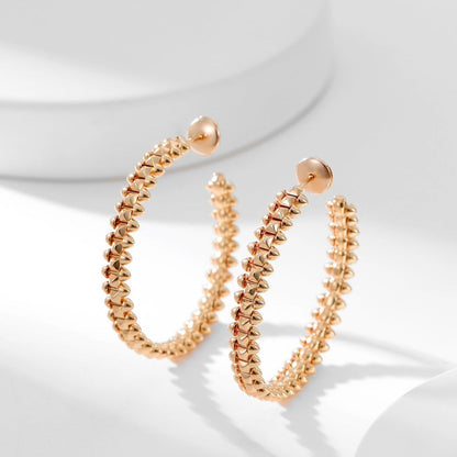 [Stellar Jewelry]CLASH HOOP LARGE EARRINGS