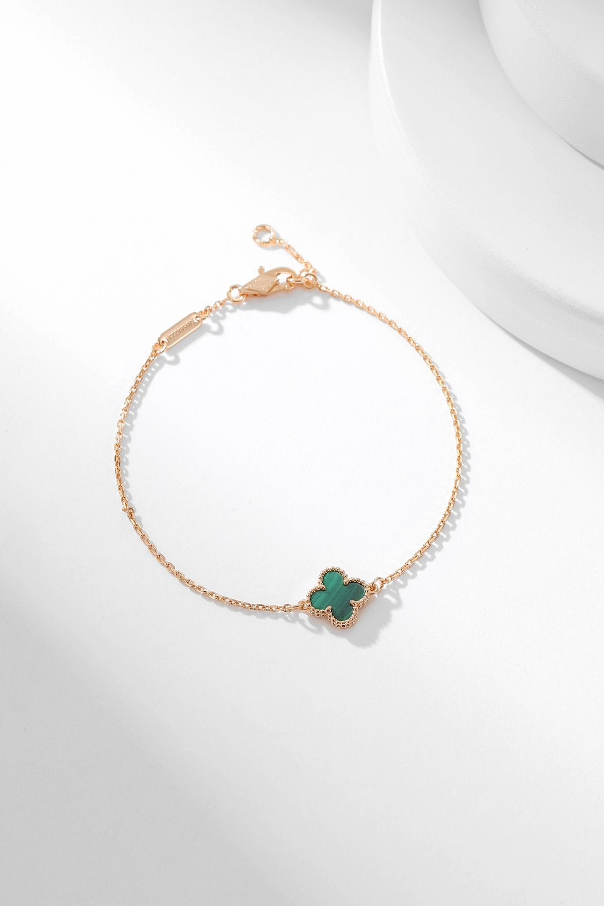 [Stellar Jewelry]CLOVER BRACELET MALACHITE 1 MOTIF