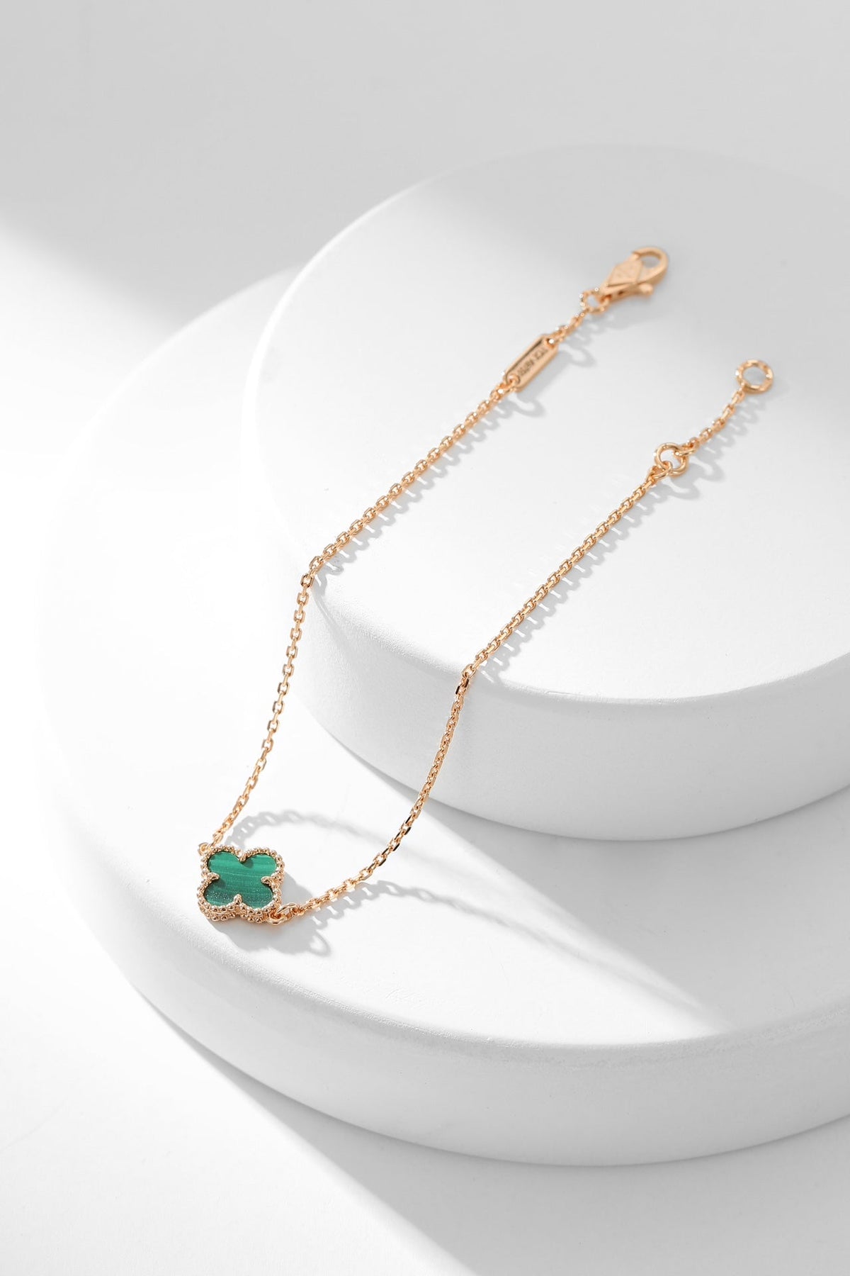 [Stellar Jewelry]CLOVER BRACELET MALACHITE 1 MOTIF