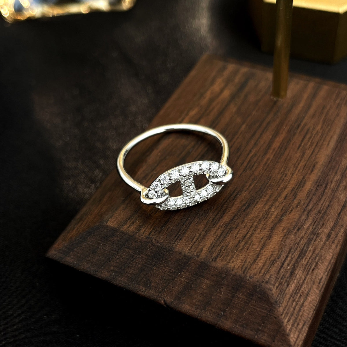 [Stellar Jewelry]RONDE SMALL SILVER DIAMOND RING