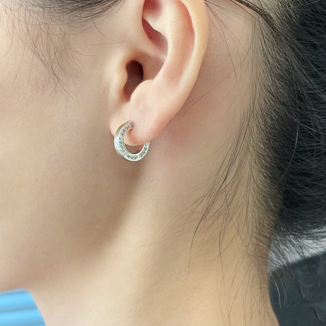 [Stellar Jewelry]LOVE DIAMOND EARRINGS