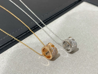 [Stellar Jewelry]LIENS EVIDENCE DIAMOND PAVED NECKLACE