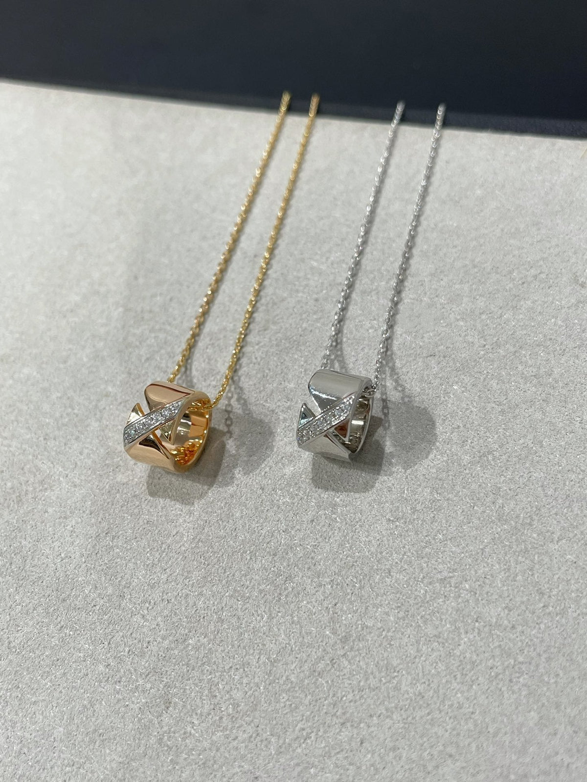 [Stellar Jewelry]LIENS EVIDENCE DIAMOND NECKLACE