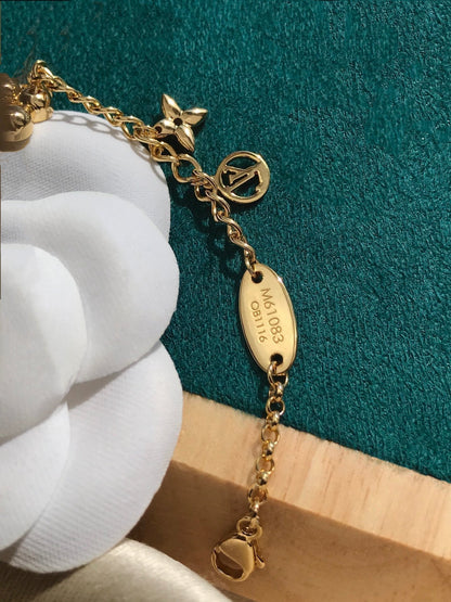 [Stellar Jewelry]BLOOMING PINK GOLD MOP BRACELET