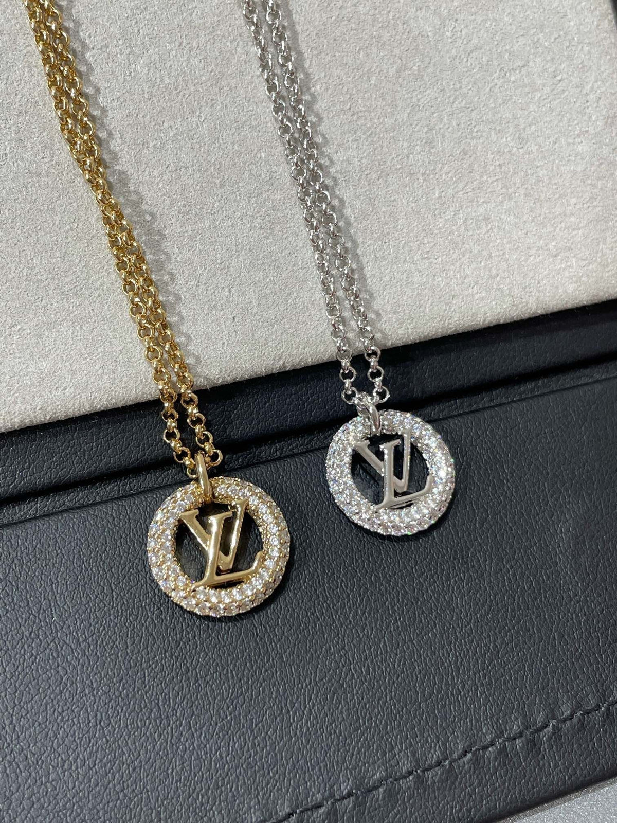 [Stellar Jewelry]BY NIGHT DIAMOND PAVED NECKLACE