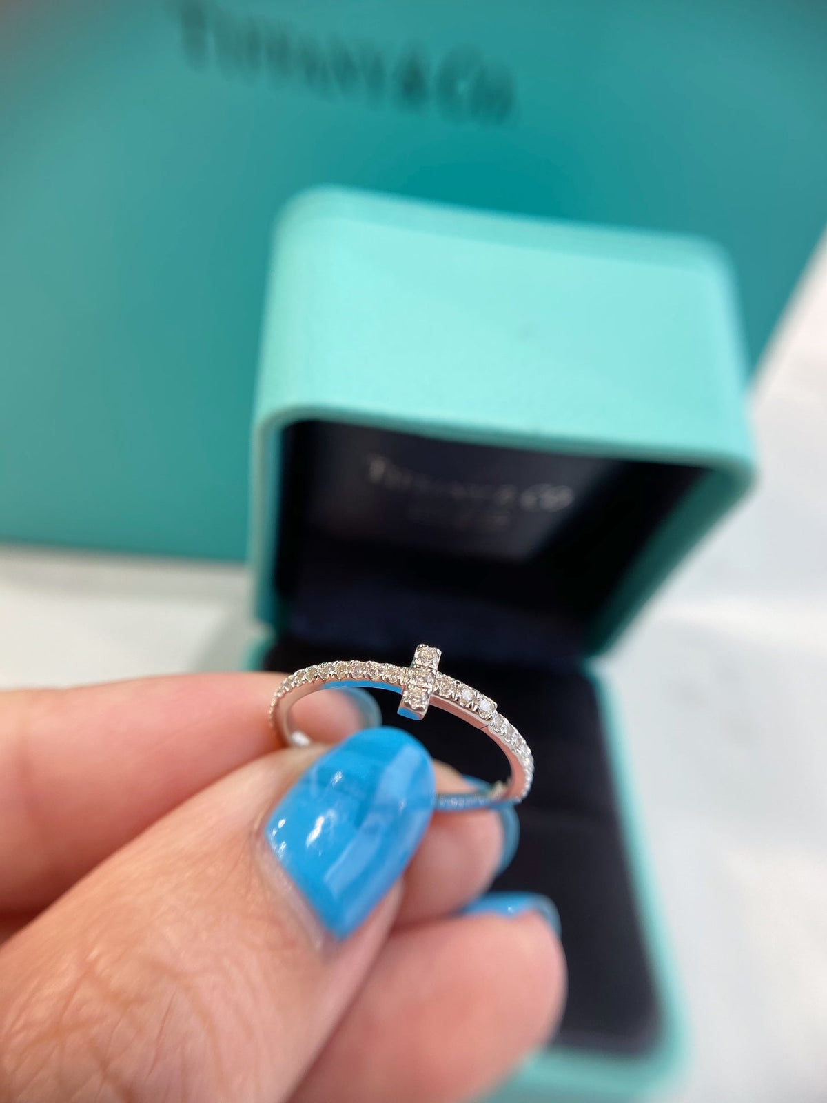 [Stellar jewels]T SMALL RING DIAMOND SILVER