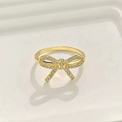 [Stellar jewels]TWIST BOW RING