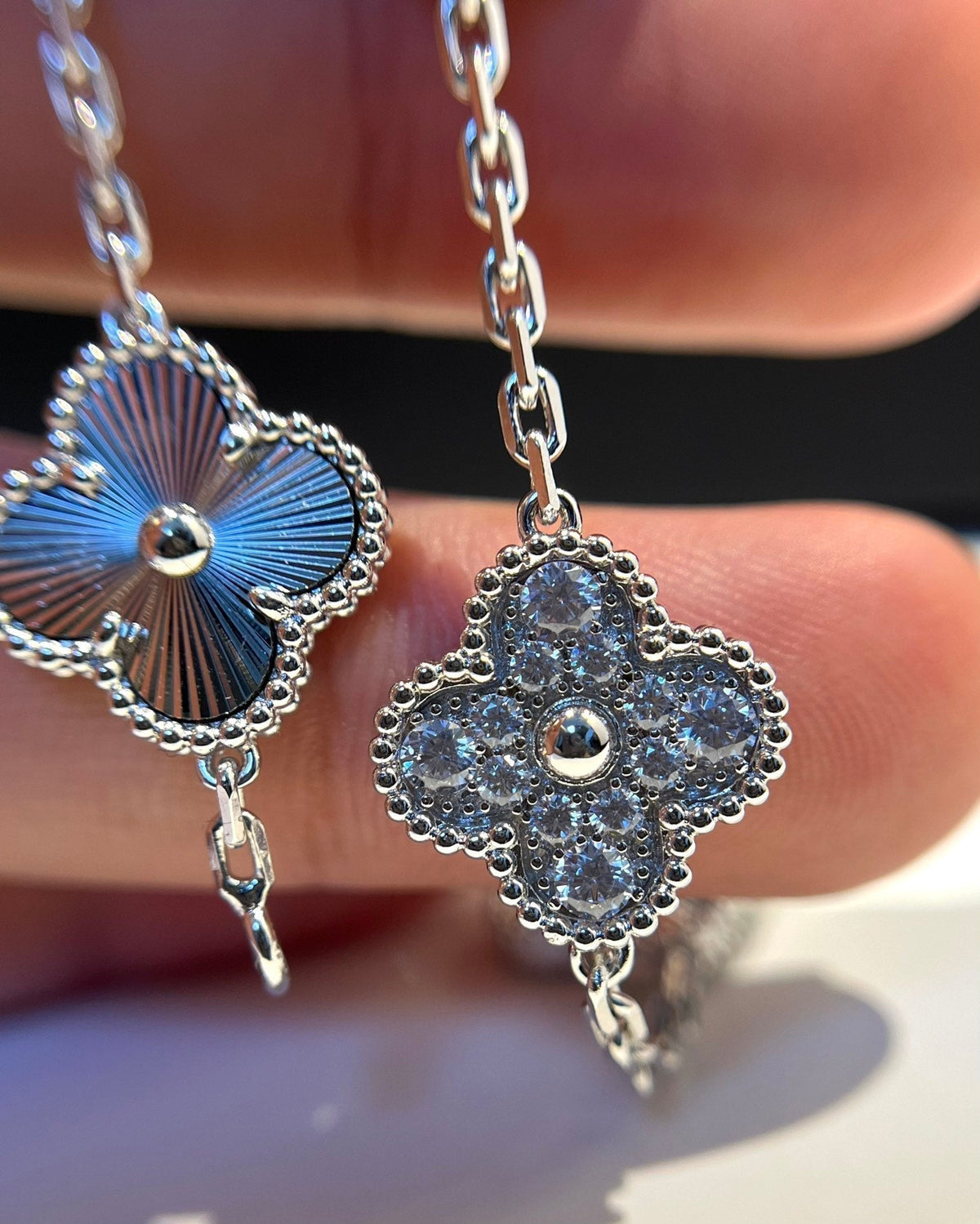 [Stellar Jewelry] CLOVER 5 MOTIF LASER BRACELET COLLECTION