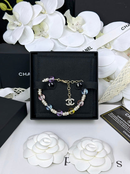 [Stellar Jewelry]Colorful Transparent Resin Bracelet