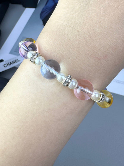 [Stellar Jewelry]Colorful Transparent Resin Bracelet