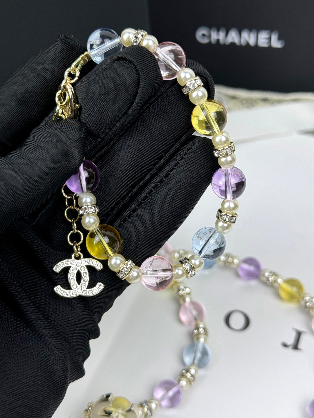 [Stellar Jewelry]Colorful Transparent Resin Bracelet