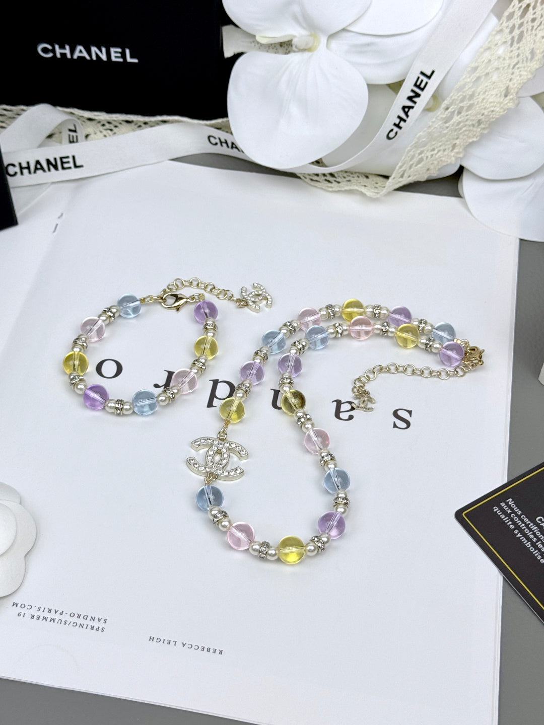 [Stellar Jewelry]Colorful Transparent Resin Bracelet