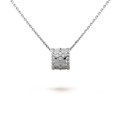 [Stellar Jewelry]PERLEE PEDANT SIVLER DIAMOND NECKLACE
