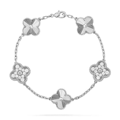 [Stellar Jewelry] CLOVER 5 MOTIF LASER BRACELET COLLECTION