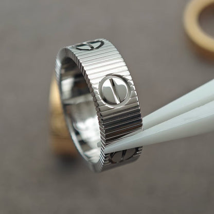 [Stellar Jewelry]LOVE 6.5MM RING