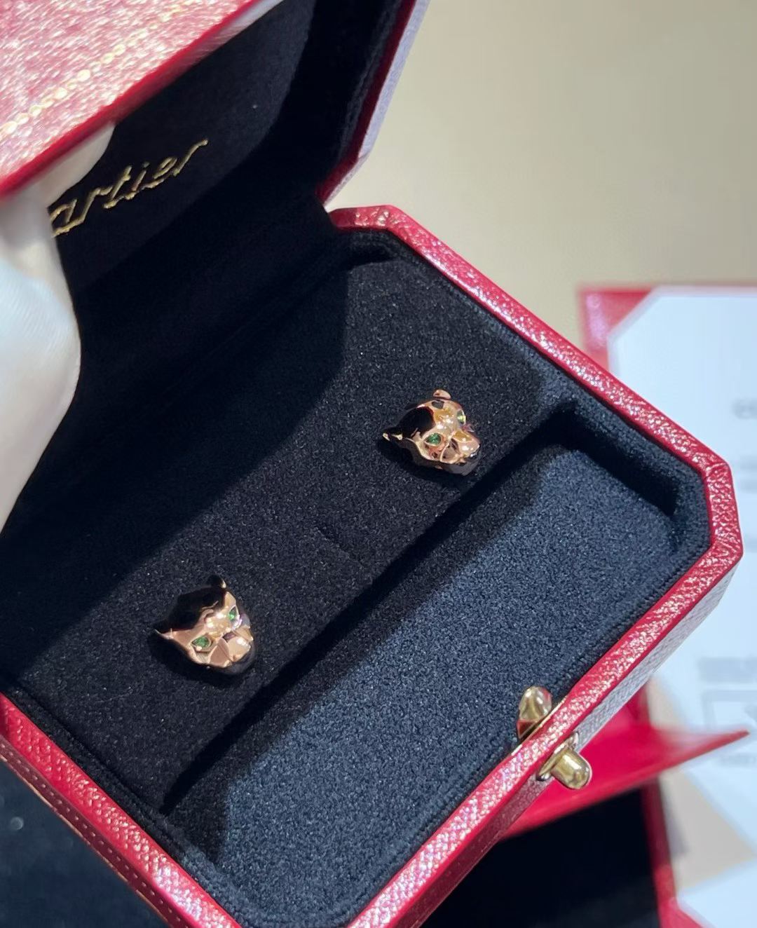 [Stellar Jewelry]CHRRTAH-PRINT STUD EARRINGS, THREE COLORS