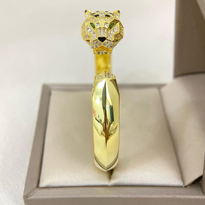 [Stellar  Jewelry]DIAMOND MACHINE LEOPARD BRACELET