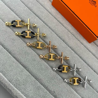 [Stellar Jewelry]H PIG NOSE EARRINGS